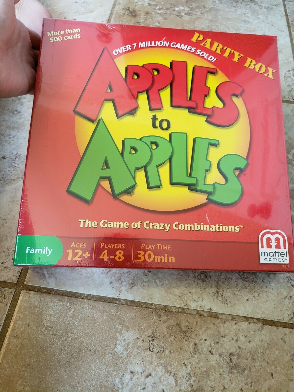 Primary image for NIP NEW Still Sealed Mattel Apples to Apples Party Box Board Game