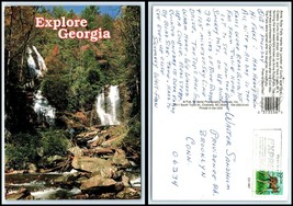Georgia Postcard - Anna Ruby Falls Af - £2.34 GBP