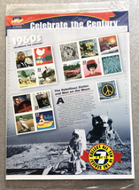 USPS Stamp Sheet Celebrate the Century 1960s (2) SEALED Beatles Woodstock Barbie - $18.00