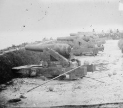 Confederate Water Battery Rodman Siege Guns Yorktown, VA-8x10 US Civil War Photo - $8.81