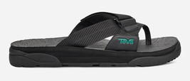 Teva Revive 95 Sandals Slides Flip Flops Mens 10 Black 1124052 NEW - $39.47
