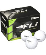 WILSON Staff F.L.I. Golf Balls (Pack of 12) White - £23.58 GBP