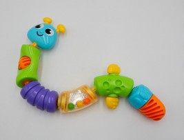 Fisher Price Colorful Snap Lock Caterpillar Infant to Toddler Learning Toys - £9.58 GBP