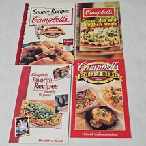 Campbell&#39;s Cookbook Booklets Lot of 4 Soups Casseroles Best-Ever Recipes - £10.34 GBP