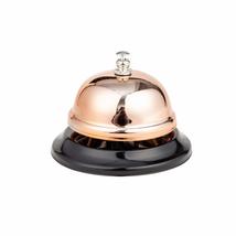 ASIAN HOME Call Bell, 3.35 Inch Diameter, Gold Chrome Finish, All-Metal, Desk Be - £5.39 GBP