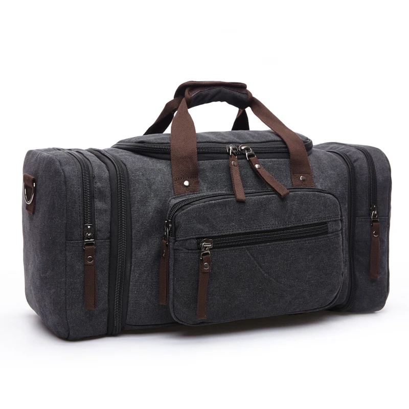 Large Capacity Men Hand Luggage Travel Duffle Bags Canvas Travel Bags We... - £60.96 GBP