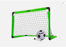 Franklin 36 x 24 in Portable Soccer Goal  With Ball &amp; Pump  NEW - $892.78 MXN