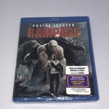 Rampage (Blu-ray, 2018) Dwayne Johnson Brand New Sealed - £7.83 GBP