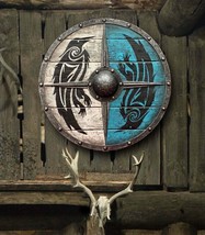 Authentic Battleward Viking Round Shield Halloween Gift - £192.70 GBP