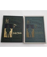 Adventures Of Huckleberry Finn Book By Mark Twain Slip Case First Ed Lib... - £93.41 GBP