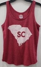 Home Free Women Graphic Tank Size 2XL (20W/22W) Color Red - $10.88