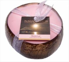 Bungalow Glow Large Coconut Shell Pikake Candle | Bubble Shack Hawaii  - £25.42 GBP