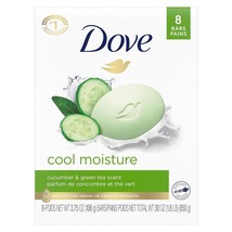 Dove Skin Care Beauty Bar For Softer Skin Cucumber And Green Tea More Mo... - £26.37 GBP