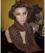 Handmade hat and scarf set - £11.96 GBP
