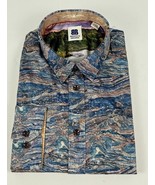 Brooklyn Brigade Men's Slim-Fit Serpetine Long Sleeve Shirt - Multicolor-XL - €48,58 EUR