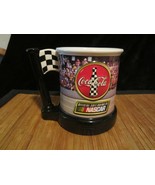 Coca Cola Racing NASCAR Ceramic Coffee Mug Checkered Flag Tire Houston H... - £15.42 GBP