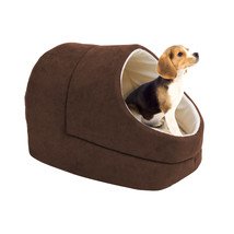 GOOPAWS Cat Cave for Cat and Warming Burrow Cat Bed, Pet Hideway Sleepin... - £27.53 GBP