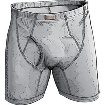 1 Duluth Trading Co Mens Free Range Cotton Boxer Briefs Pewter 28516 - £23.70 GBP