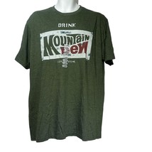 mountain dew retro green shirt Size XL - £11.86 GBP