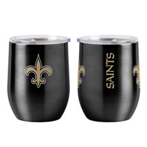 New Orleans Saints Travel Tumbler 16oz Stainless Steel Curved - $58.99