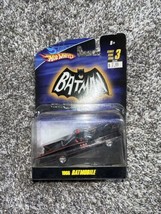 NEW 2009 HOT WHEELS 1966 TV SERIES BATMAN BATMOBILE VEHICLE CAR 1/50 SCA... - $7.92