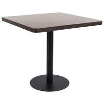 vidaXL Dark Brown MDF Bistro Table for Indoor Use - 42x24x30in - $3,977.73 MXN