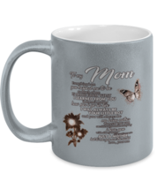 Son To Mom Mugs Everything I Am You Helped Me To Be Silver-M-Mug - £14.18 GBP