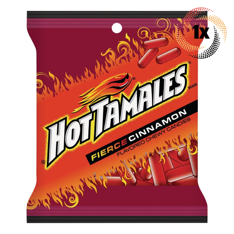 1x Bag Hot Tamales Fierce Cinnamon Flavored Bite Size Chewy Candies | 5oz - $9.82