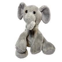 Vintage Fiesta Plush Gray Floppy Elephant Stuffed Animal Lovey 8&quot; - £10.07 GBP