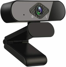 Aqonsie 1080P USB Webcam, Full HD Laptop Webcam with Microphone and Auto Fixed F - £21.92 GBP