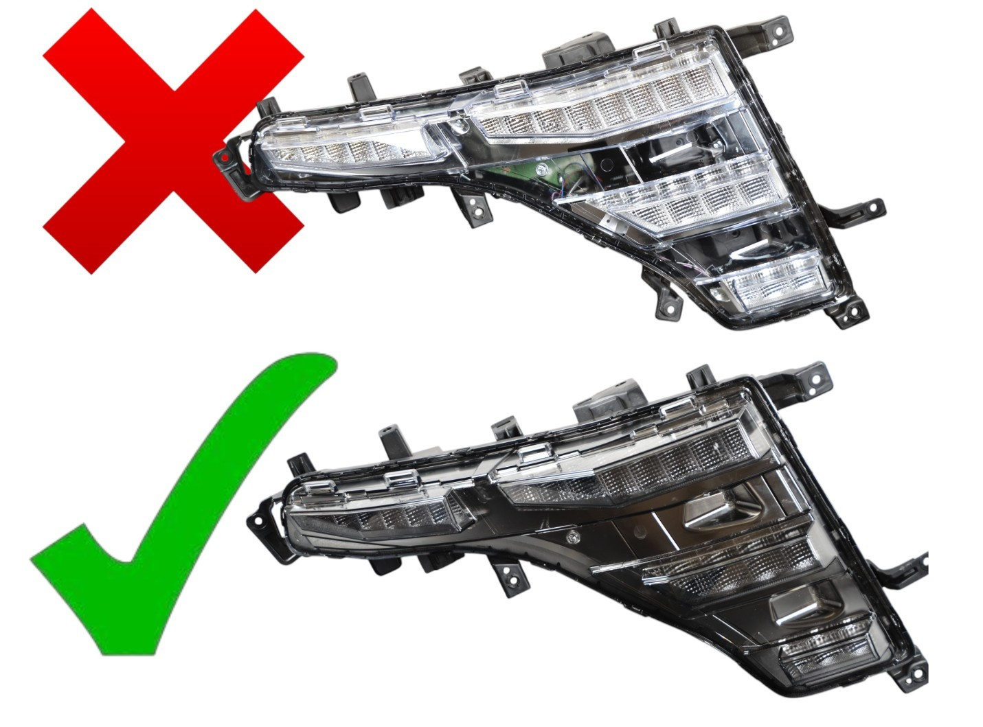 2022-2024 Hyundai Santa Cruz LED Daytime Running Light DRL DARK Left Driver OEM Item image 2