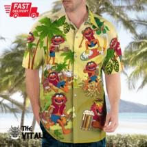 Beer day Animal the Muppet HAWAIIAN shirt, Muppet Movie Tropical HAWAIIAN Shirt - £8.17 GBP+