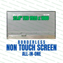 HP 24-Q 24-QB0051IN 24&quot; Borderless All-in-one Non Touch LCD Screen 23.8&quot; FHD - $140.25