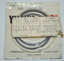 NOS OEM YAMAHA FS1 Piston Ring Set (+.25) Part# 260-11610-02 - £28.49 GBP