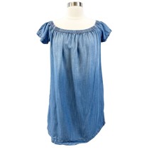 Anthropologie Cloth + Stone Size S Chambray Dress Mini Bohemian Classic Summer - £15.38 GBP