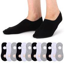 12 Pk Men No Show Socks Cotton Foot Cover Liner Invisible Low Cut Athlet... - £29.47 GBP