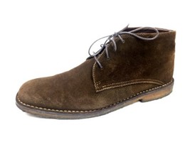 Johnston &amp; Murphy Copeland Suede Chukka Boots Brown Size 13M Crepe Gum Sole - $39.95