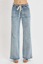 RISEN Full Size Straight Leg Jeans with Pockets Plus Size - $60.00+