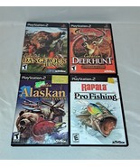 Lot of 4 Hunting Fishing Cabelas Rapala Playstation 2 PS2  - $15.00