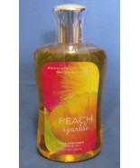 Bath and Body Works New Peach Sparkle Shower Gel 10 oz - £11.05 GBP