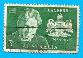   Australia Used Stamp (1963) 50th Anniv. of City of Canberra Scott #353    - £1.59 GBP