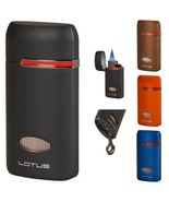 Lotus Matrix Cigar Lighter Triple Flames Cigar Punch Choose Color - $61.53 CAD