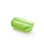 Lekue 3 to 4 Person Steam Case with Draining Tray, Red - $66.32