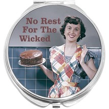 No Rest For The Wicked Compact with Mirrors - Perfect for your Pocket or... - $11.76