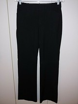 Gap Curvy Ladies Stretch Black PANTS-0 REG.-POLY/VISCOSE/SPANDEX-BARELY Worn - £11.05 GBP