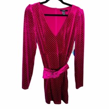 F21 Purple Rhinestone Party Collection Velvet Dress NWT - £18.94 GBP