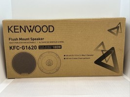 Set of 2 Kenwood KFC-G1620 2-Way 180W 6.5&quot; Flush Mount Car Coaxial Speakers New - £22.13 GBP