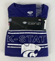 Concepts Sport Kansas State Wildcats Sleep Set Pants &amp; S/S Top Mens Smal... - $29.99