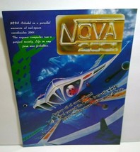 Universal Nova 2001 Arcade FLYER Original  Video Game 1983 UNUSED - £34.24 GBP