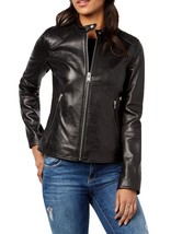 Women&#39;s Genuine Lambskin Real Leather Jacket Slim fit Biker Jacket For W... - £90.84 GBP